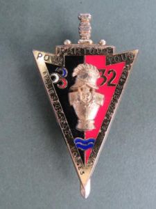 France Army 32° Régiment du Génie (Engineers) Pocket Crest