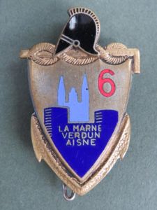 France Army 6° Régiment du Génie (Engineers) Pocket Crest