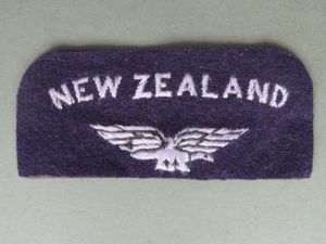 Royal Air Force WW2 'NEW ZEALAND' Shoulder Title