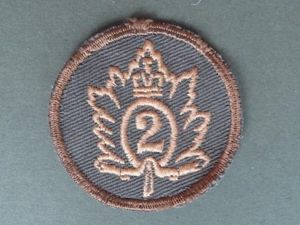 Canada WW2 The Queen's Own Rifles of Canada Cap Badge