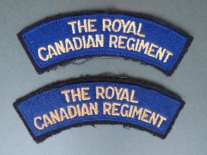 Canada The Royal Canadian Regiment Shoulder Titles