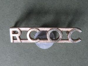 Canada Post 1957 Royal Canadian Ordnance Corps Shoulder Title
