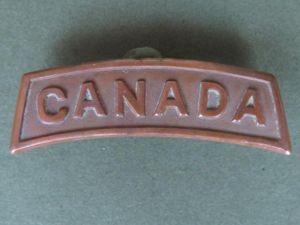 Canada WW1 Overseas Shoulder Title
