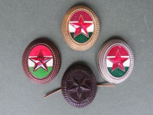 Hungary M57 Field Service Cap Badges, Officer's, NCO's, Soldiers and …