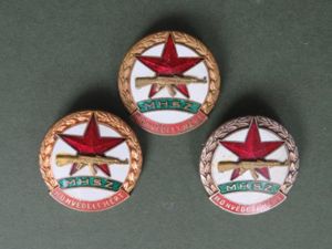Hungary M.H.S.Z. (Hungarian Defence Association) Badges, 1st 2nd & 3rd …