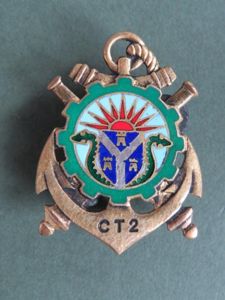 France Army Indochina 'Contrôle Technique 2' Pocket Crest
