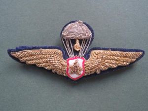 Thailand Air Force Basic Parachute Dress Wings