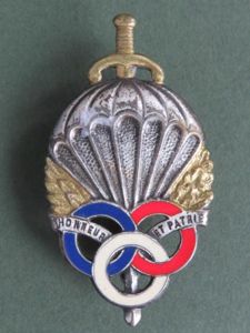 France Pre Militaire Parachute Badge