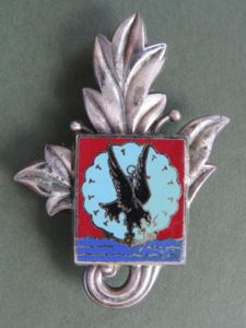 France 11e D.P. (Parachute Division) Intendance Pocket Crest