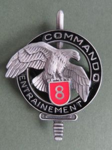 France C.E.C. 8 COMMANDO ENTRAINEMENT Pocket Crest