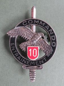 France C.E.C.10 COMMANDO ENTRAINEMENT Pocket Crest