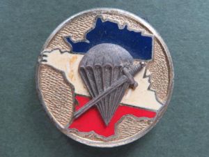 France C.N.E.C 1° Bataillon de Choc Pocket Crest