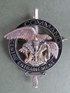 France C.E.C 26th Infantry Regiment 'COMMANDO ENTRAINEMENT' Pocket Crest