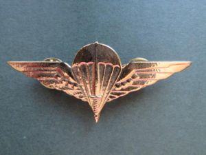Belgium Parachute Regiment Officer's Cap Badge