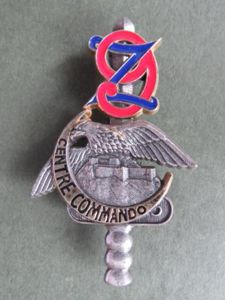 France COMMANDO C.E.C. '9th ZOUAVES' Pocket Crest