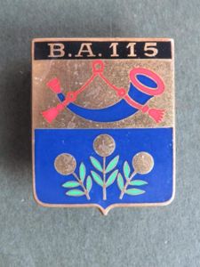 France Air Force Base Aérienne 115 - Orange Pocket Crest