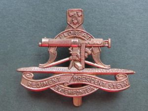 Republic of South Africa Regiment President Steyn Cap Badge