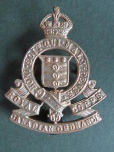 Canada Pre 1953 Royal Canadian Ordnance Corps Cap Badge