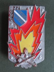 France Army '771e Groupement de Munitions' Pocket Crest