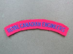 Canada Royal Canadian Engineers Shoulder Title