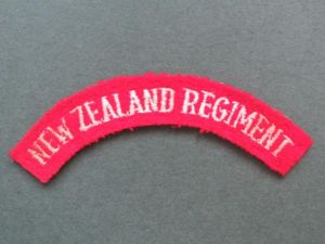 New Zealand Regiment WW2 Shoulder Title