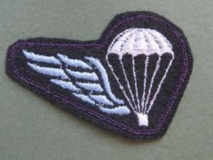 Belgium Air Force 'B Wing' Parachute Badge