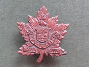 Canada WW1 C.E.F. 27th (City of Winnipeg) Infantry Battalion Collar …