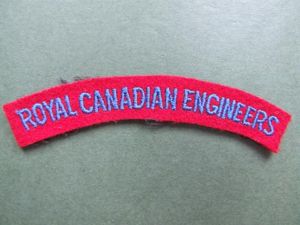 Canada Royal Canadian Engineers Shoulder Title