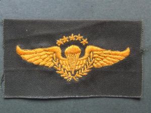 Indonesia Army Master Instructor Parachute Wings for 500 Jumps