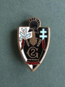 France 2nd R.G. (Engineer Regiment) Pocket Crest