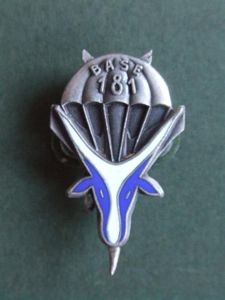 France Air Force BASE 181 (Section Militaire Parachutisme Sportif) Pocket …