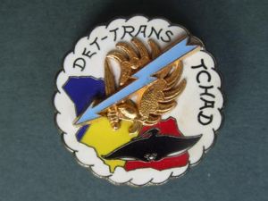 France Airborne CHAD Transmissions 'DET TRANS' Pocket Crest
