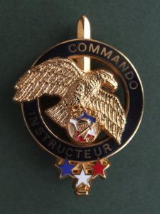 France Army Officers' 'COMMANDO TECHNIQUES INSTRUCTOR for INSTRUCTORS' Pocket Crest