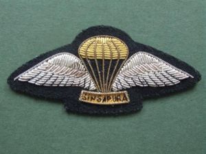 Singapore Female Parachutist Dress Uniform Wings