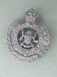 South Africa WW2 Corps of Engineers Officers Cap Badge
