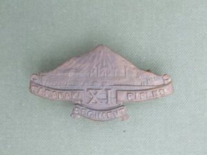 New Zealand Pre 1953 11th (Taranaki Rifles) Regiment Cap Badge