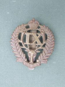 New Zealand Pre 1953 9th (Wellington East Coast Rifles) Regiment …