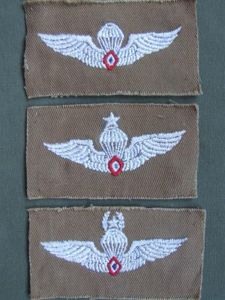 Philippines Air Force Parachute Wings Basic, Senior & Master