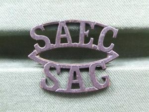 Republic of South Africa Engineer Corps Shoulder Title