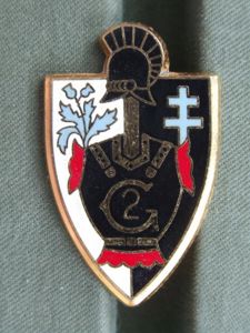 France 2nd GENIE (Engineers) Regiment Pocket Crest