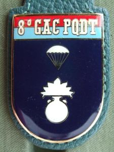 Brazil Airborne 8th Field Artillery Parachute Group Pocket Crest