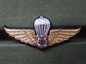 Thailand Air Force Basic Parachute Wings