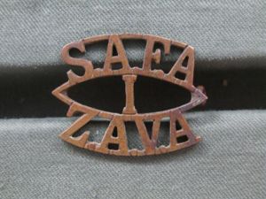 South Africa 1st Battery South African Field Artillery Shoulder Title