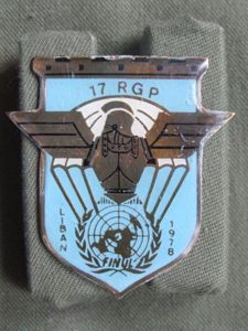 France 17e R.G.P. (Engineer Parachute Regiment) 1 Company LIBAN 1978 …