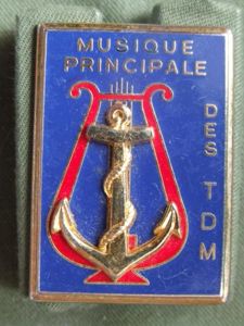 France TDM Marines Troops (Principle Band) Pocket Crest