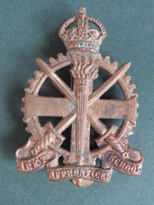 British Army Pre 1953 Army Apprentice School Cap Badge