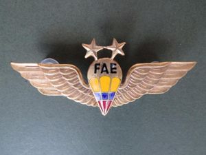 Ecuador Air Force Parachute Instructor Wings