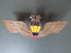 Ecuador Air Force Parachute Instructor Wings
