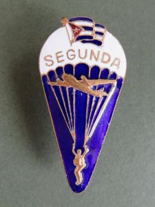 Cuba 'SEGUNDA' 2nd Class Parachute Badge