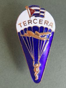 Cuba 'TERCERA' 3rd Class Parachute Badge